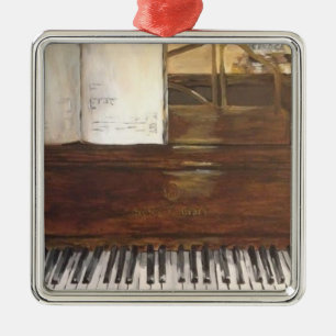 Peinture de piano ornement de Noël