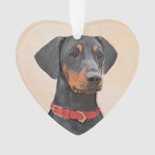 Peinture de Pinscher Allemand Art Animal Original