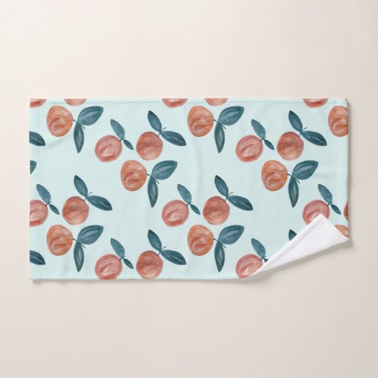 Peinture de poire Fruit Mint Serviette de bain (Serviette à main)