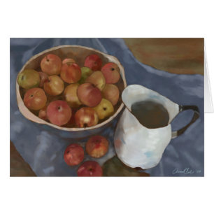 Peinture de Pommes Sauvages du Verger Secret