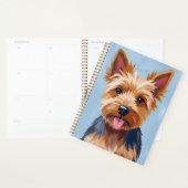 Peinture de portrait de chien Yorkshire Terrier (Devant avec enveloppe)