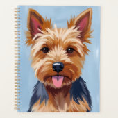 Peinture de portrait de chien Yorkshire Terrier (Devant)