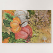 Peinture de puzzle citrouille d'Halloween (Horizontal)