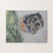 Peinture de puzzle de puzzle de puzzle de chouette (Horizontal)