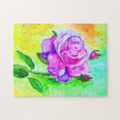 Peinture de puzzle rose rose Rose Rose (Horizontal)
