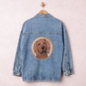 Peinture de Redbone Coonhound - Art Original de Ch (Hangar)