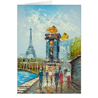 Peinture de scène de Tour Eiffel de Paris