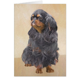 Peinture de Spaniel Toy Anglais Art Animalier Orig