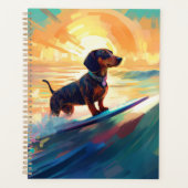 Peinture de surf à la plage de teckel (Devant)