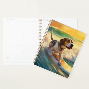 Peinture de surf de la plage Beagle