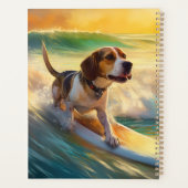 Peinture de surf de la plage Beagle (Dos)