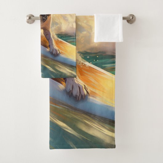 Peinture de surf de la plage Beagle (En situation)