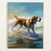 Peinture de surf de plage de Foxhound américain (Devant)