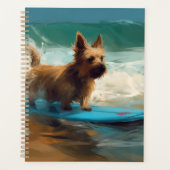 Peinture de surf de plage de Terrier Australien (Devant)