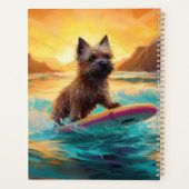 Peinture de Surf sur Plage de Terrier Cairn (Dos)