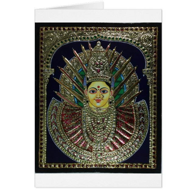 Peinture de Tanjore l'ADI Parashakti (Devant)
