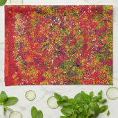 Peinture de terrain à fleurs sauvages - Serviette (Plié)