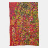 Peinture de terrain à fleurs sauvages - Serviette (Vertical)