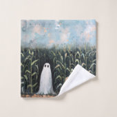 Peinture de terrain de maïs fantôme lunaire (Gant de toilette)