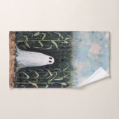 Peinture de terrain de maïs fantôme lunaire (Serviette à main)