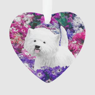Peinture de Terrier Blanc des Highlands Occidentau