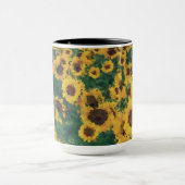 Peinture de tournesol - Mug (Centre)