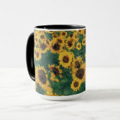Peinture de tournesol - Mug (Devant gauche)