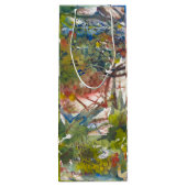 Peinture de vignoble de sac de cadeau de vin (Dos)