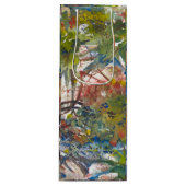 Peinture de vignoble de sac de cadeau de vin (Devant)