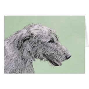 Peinture de Wolfhound irlandais - Joli art origina