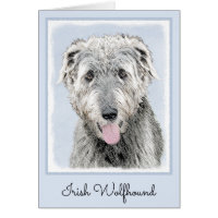 Peinture de Wolfhound irlandais - Joli art origina