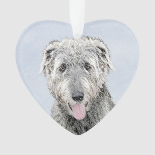 Peinture de Wolfhound irlandais - Joli art origina
