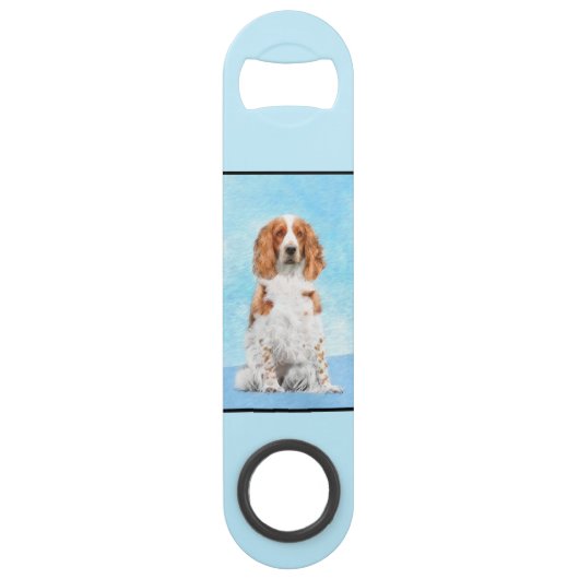 Peinture d'espagnol Welsh Springer - Art original (Dos)