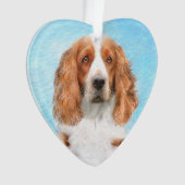 Peinture d'espagnol Welsh Springer - Art original (devant)