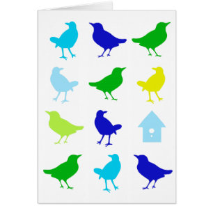 Peinture d'oiseaux colorés par Chariklia Zarris