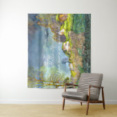 Peinture d'orage de printemps Aquarelle Tapisserie (En situation)