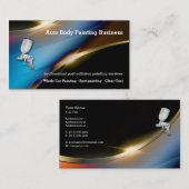 Peinture du corps automatique | Carte de visite pr (Devant / Derrière)