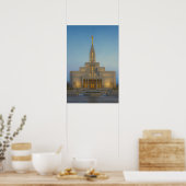 Peinture du temple de Draper Utah™ LDS affiche d'a (Cuisine)