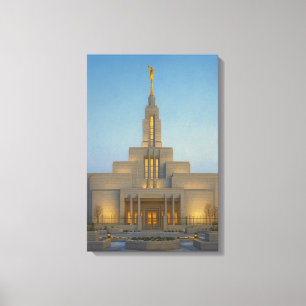 Peinture du temple de Draper Utah™ LDS Toile d'art