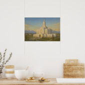 Peinture du temple d'Orem Utah™ Art mural LDS Post (Cuisine)