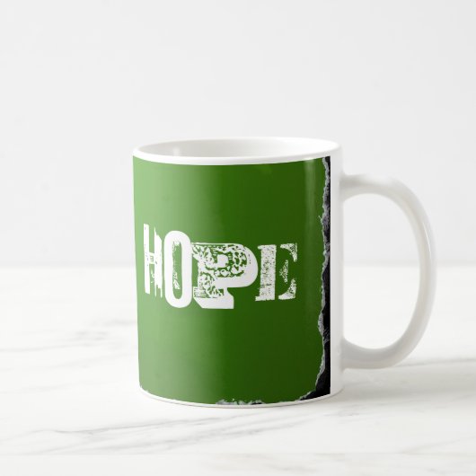 Peinture, échelle, Mug de café Espoir (Droite)