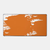 Peinture éclaboussée gras orange et blanc (Recto)