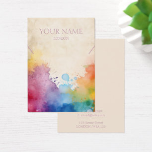 Peinture éclaboussures collier ou carte d'affichag