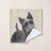 Peinture écossaise Terrier - Cute Original Chien A (Gant de toilette)