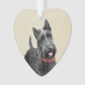 Peinture écossaise Terrier - Cute Original Chien A (devant)