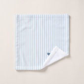 Peinture en bande bleue marine de baleine (Gant de toilette)