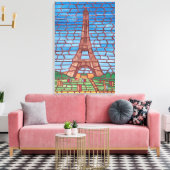 Peinture en mosaïque de toile enveloppée de la Tou (Insitu(Salon))