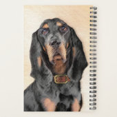 Peinture en noir et blanc - Art original Chien (Dos)