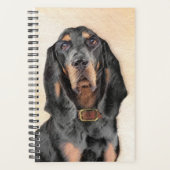 Peinture en noir et blanc - Art original Chien (Devant)