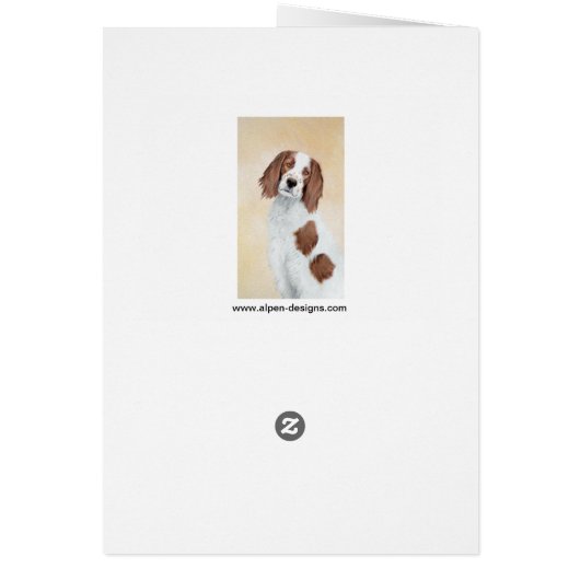 Peinture en Setter rouge et blanc irlandais - Art (Dos)